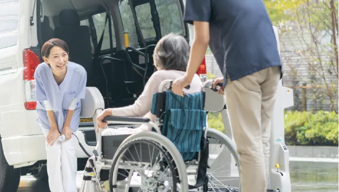 通い（デイサービス）の様子