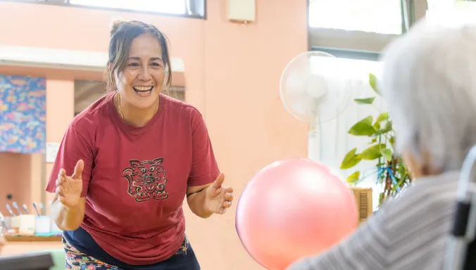 泊まり（ショートステイ）の様子