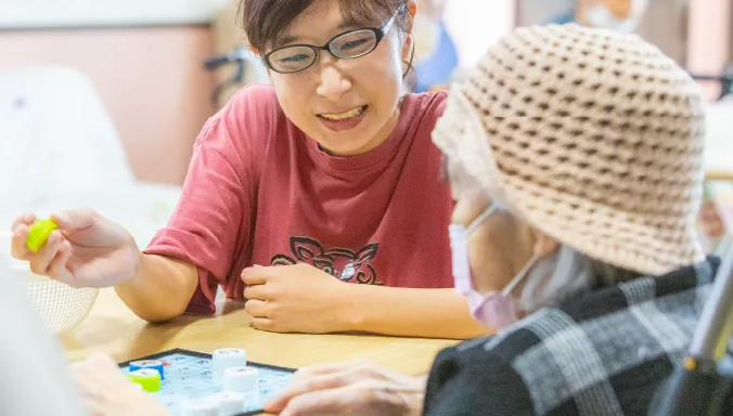 通い（デイサービス）の様子